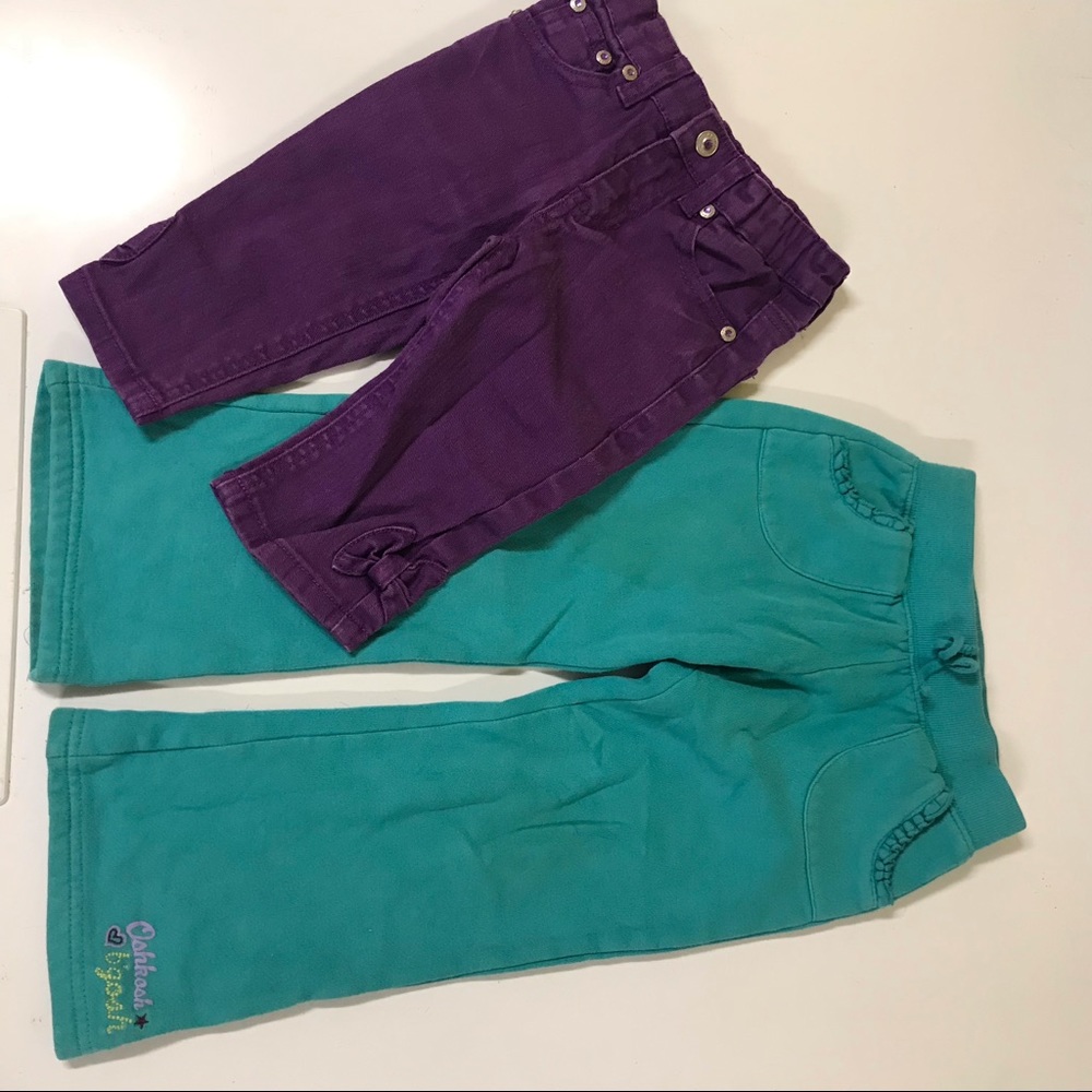 Girls capris/sweat mixed lot sz 4
